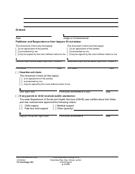 Form FL Parentage333 Final Order and Findings for a Parenting Plan, Residential Schedule and/or Child Support - Washington, Page 8