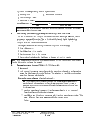 Form FL Modify601 Petition to Change a Parenting Plan or Other Custody Order - Washington, Page 2