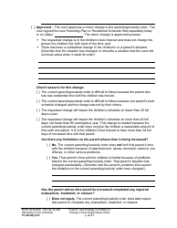 Form FL Modify610 Final Order and Findings on Petition to Change a Parenting Plan or Custody Order - Washington, Page 4