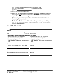 Form FL Modify610 Final Order and Findings on Petition to Change a Parenting Plan or Custody Order - Washington, Page 7