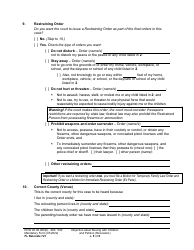 Form FL Relocate721 Objection About Moving With Children and Petition About Changing a Parenting/Custody Order (Relocation) - Washington, Page 5