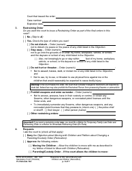 Form FL Relocate722 Response to Objection About Moving With Children and Petition About Changing a Parenting/Custody Order (Relocation) - Washington, Page 6