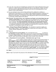 Form WPF CR84.0400DOSA Felony Judgment and Sentence - Drug Offender Sentencing Alternative - Washington, Page 10