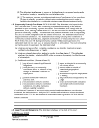 Form WPF CR84.0400DOSA Felony Judgment and Sentence - Drug Offender Sentencing Alternative - Washington, Page 6