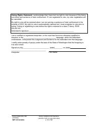 Form WPF CR84.0400 J Felony Judgment and Sentence - Jail One Year or Less (Non Sex) - Washington, Page 11