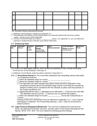Form WPF CR84.0400 J Felony Judgment and Sentence - Jail One Year or Less (Non Sex) - Washington, Page 3
