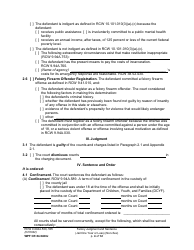 Form WPF CR84.0400 J Felony Judgment and Sentence - Jail One Year or Less (Non Sex) - Washington, Page 4