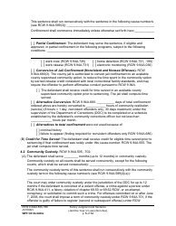 Form WPF CR84.0400 J Felony Judgment and Sentence - Jail One Year or Less (Non Sex) - Washington, Page 5