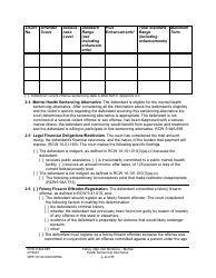 Form WPF CR84.0400 MHSA Felony Judgment and Sentence - Mental Health Sentencing Alternative - Washington, Page 4