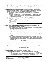 Form WPF CR84.0400 JSKO Felony Judgment and Sentence - Jail One Year or Less (Sex Offense and Kidnapping of a Minor) - Washington, Page 4