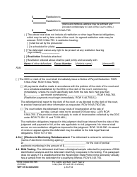 Form WPF CR84.0400 JSKO Felony Judgment and Sentence - Jail One Year or Less (Sex Offense and Kidnapping of a Minor) - Washington, Page 8