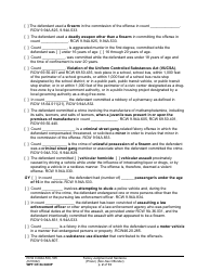 Form WPF CR84.0400 P Felony Judgment and Sentence - Prison (Non-sex Offense) - Washington, Page 2