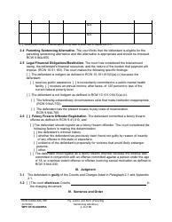 Form WPF CR84.0400 PSA Felony Judgment and Sentence - Parenting Sentencing Alternative (Fjs) - Washington, Page 3
