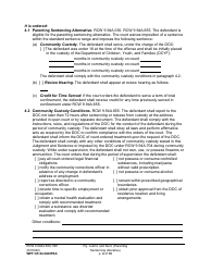 Form WPF CR84.0400 PSA Felony Judgment and Sentence - Parenting Sentencing Alternative (Fjs) - Washington, Page 4