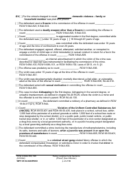 Form WPF CR84.0400 PSKO Felony Judgment and Sentence - Prison (Sex Offense and Kidnapping of a Minor) - Washington, Page 2