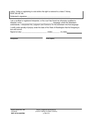 Form WPF CR84.0400 TMV Felony Judgment and Sentence - Theft or Taking of a Motor Vehicle - Washington, Page 10