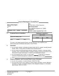 Form NC02.100 No-Contact Order - Washington