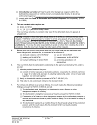 Form NC02.100 No-Contact Order - Washington, Page 2