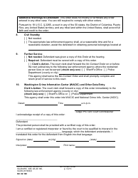 Form NC02.100 No-Contact Order - Washington, Page 3