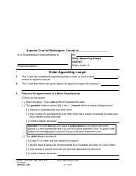 Form GDN ALL022 Order Appointing Lawyer - Washington