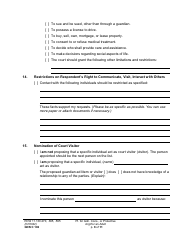 Form GDN C102 Petition for Guardianship, Conservatorship, or Protective Arrangement of an Adult - Washington, Page 8