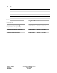 Form GDN E302 Order Appointing Immediate Emergency Limited Guardian - Washington, Page 5