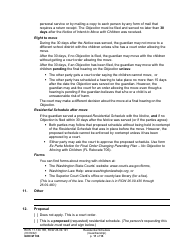 Form GDN M104 Residential Schedule (Guardianship) - Washington, Page 11