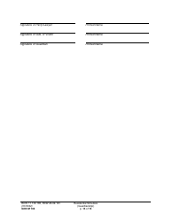 Form GDN M104 Residential Schedule (Guardianship) - Washington, Page 13