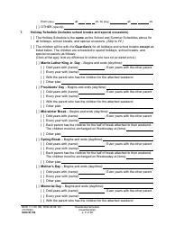 Form GDN M104 Residential Schedule (Guardianship) - Washington, Page 7