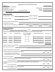 Application for Sale of Real Estate/Interest in Land - Rhode Island, Page 2