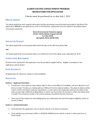 Form APC669 (IL532 3077) Illinois Electric Vehicle Rebate Program Application Form - Illinois, Page 3