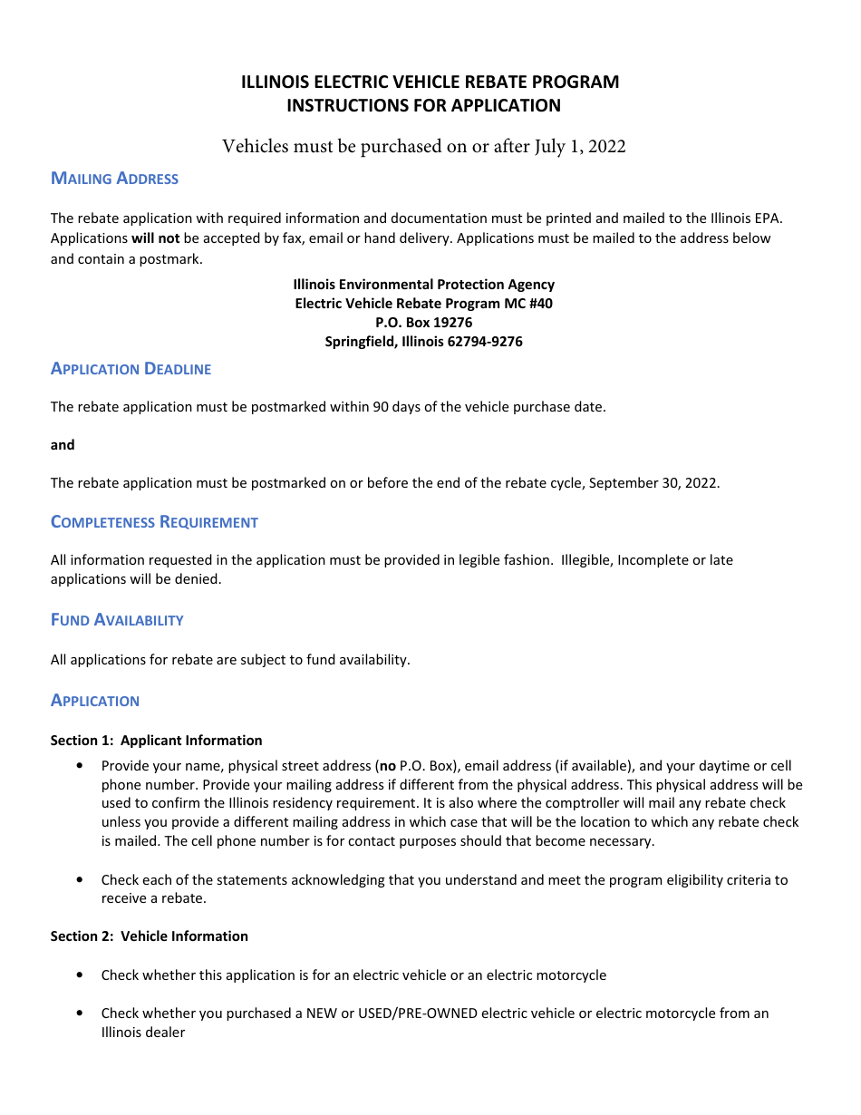 Form APC669 (IL532 3077) Illinois Electric Vehicle Rebate Program Application Form - Illinois, Page 3