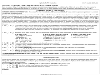 Form NYS-APP-4 Application for New York State Examinations Open to the Public - Direct Support Assistant - New York, Page 2
