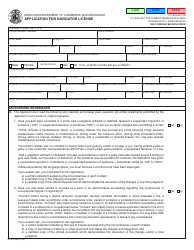 Form MO375-0892 Application for Navigator License - Missouri