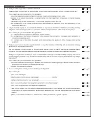 Form MO375-0892 Application for Navigator License - Missouri, Page 2