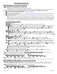 Form 165 Initial Application/Reinstatement Application - South Carolina, Page 10