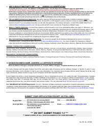 Form 180 Revision Application for General &amp; Mechanical Contractors - South Carolina, Page 2