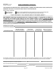 Form 180 Revision Application for General &amp; Mechanical Contractors - South Carolina, Page 6