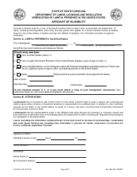 Form 180 Revision Application for General &amp; Mechanical Contractors - South Carolina, Page 8
