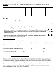 Form 180 Revision Application for General &amp; Mechanical Contractors - South Carolina, Page 9