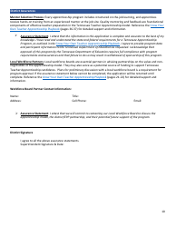 Tennessee Teacher Apprenticeship Application - Tennessee, Page 10