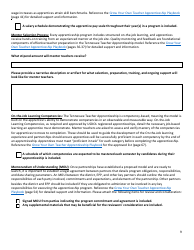 Tennessee Teacher Apprenticeship Application - Tennessee, Page 9