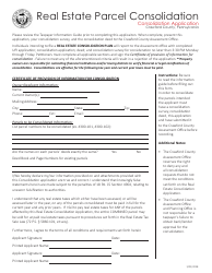 Real Estate Parcel Consolidation Application - Crawford County, Pennsylvania, Page 2