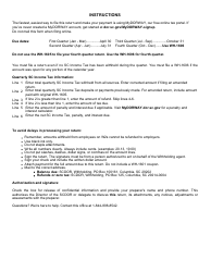 Form WH-1605 Sc Withholding Quarterly Tax Return - South Carolina, Page 2