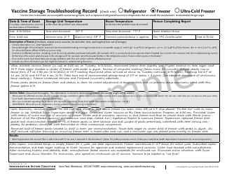 Form F-670F Temperature Log for Freezer - Fahrenheit - Mississippi, Page 4