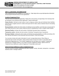 Instructions for New Applicant - Industrial Hemp Program - Arizona, Page 4