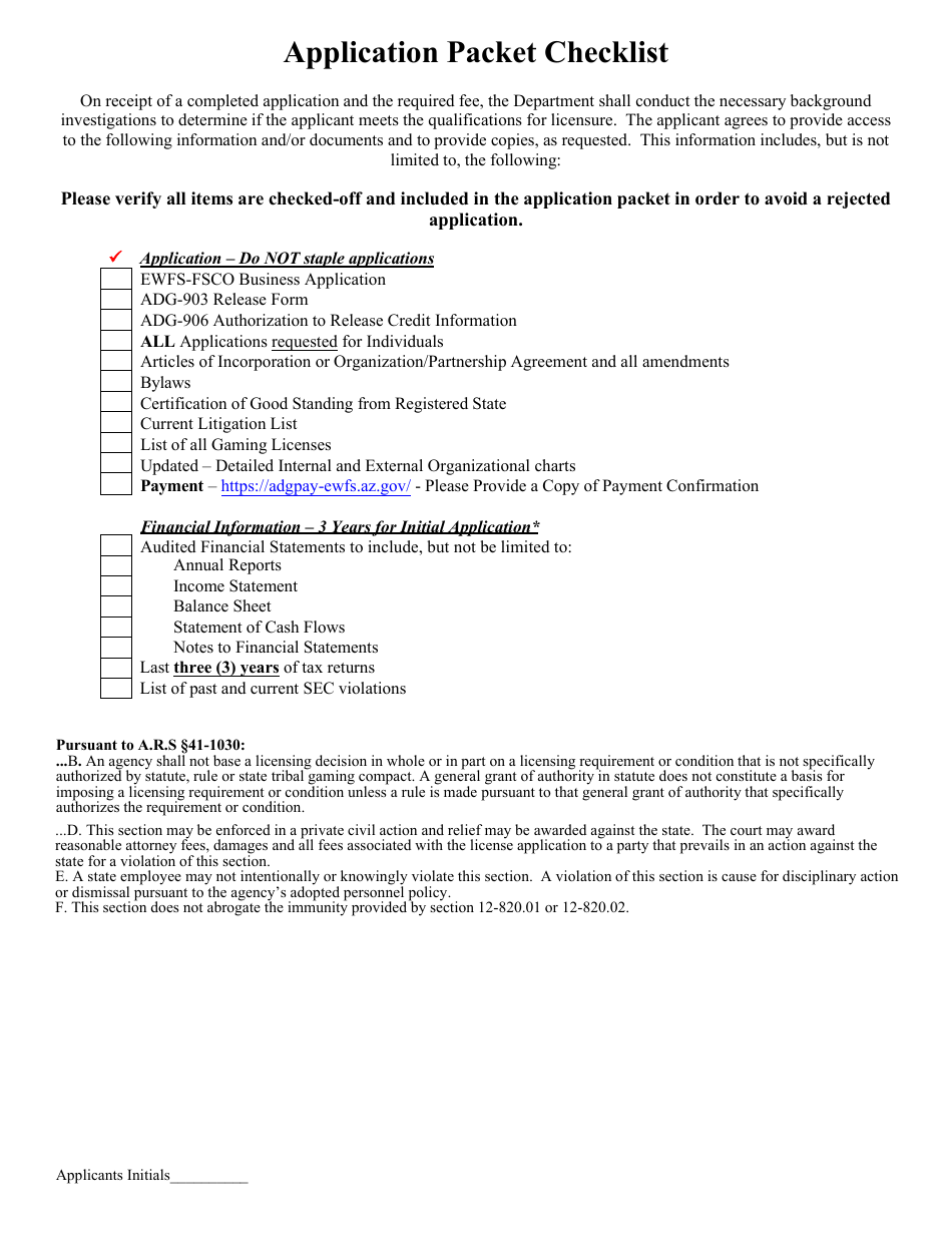 Fantasy Sorts Contest Operator Application - Arizona, Page 3