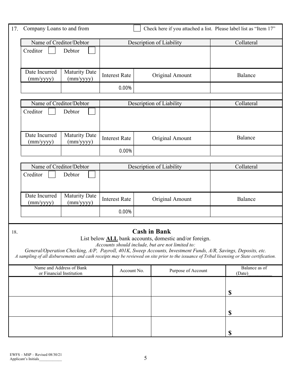 Management Services Provider  Management Company Application - Arizona, Page 8