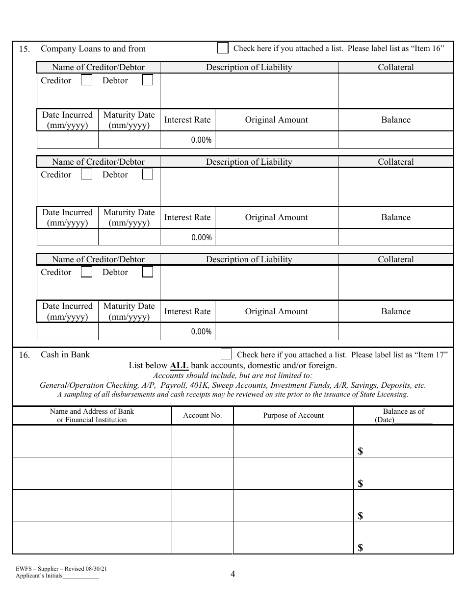 Supplier Application - Arizona, Page 7