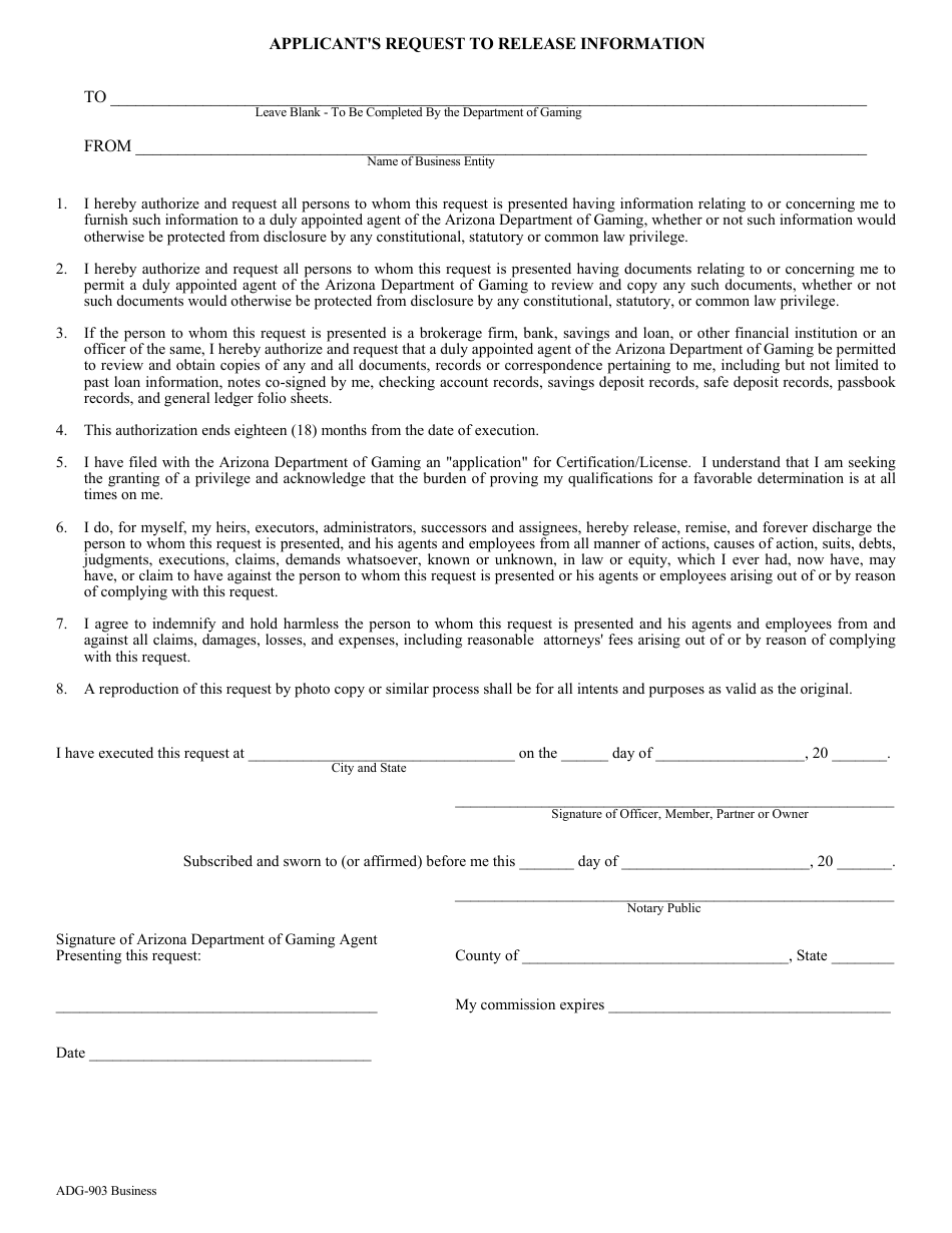 Supplier Application - Arizona, Page 9